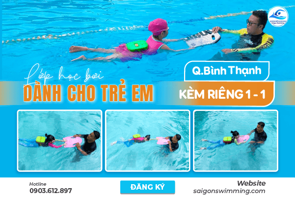 Lớp học bơi 1 kèm 1 ở Quận Bình Thạnh